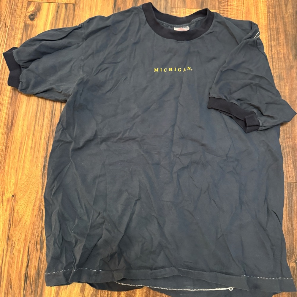 Michigan Navy Blue Men's Shirt
